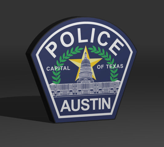 Austin Police Department (APD) Patch LED Light