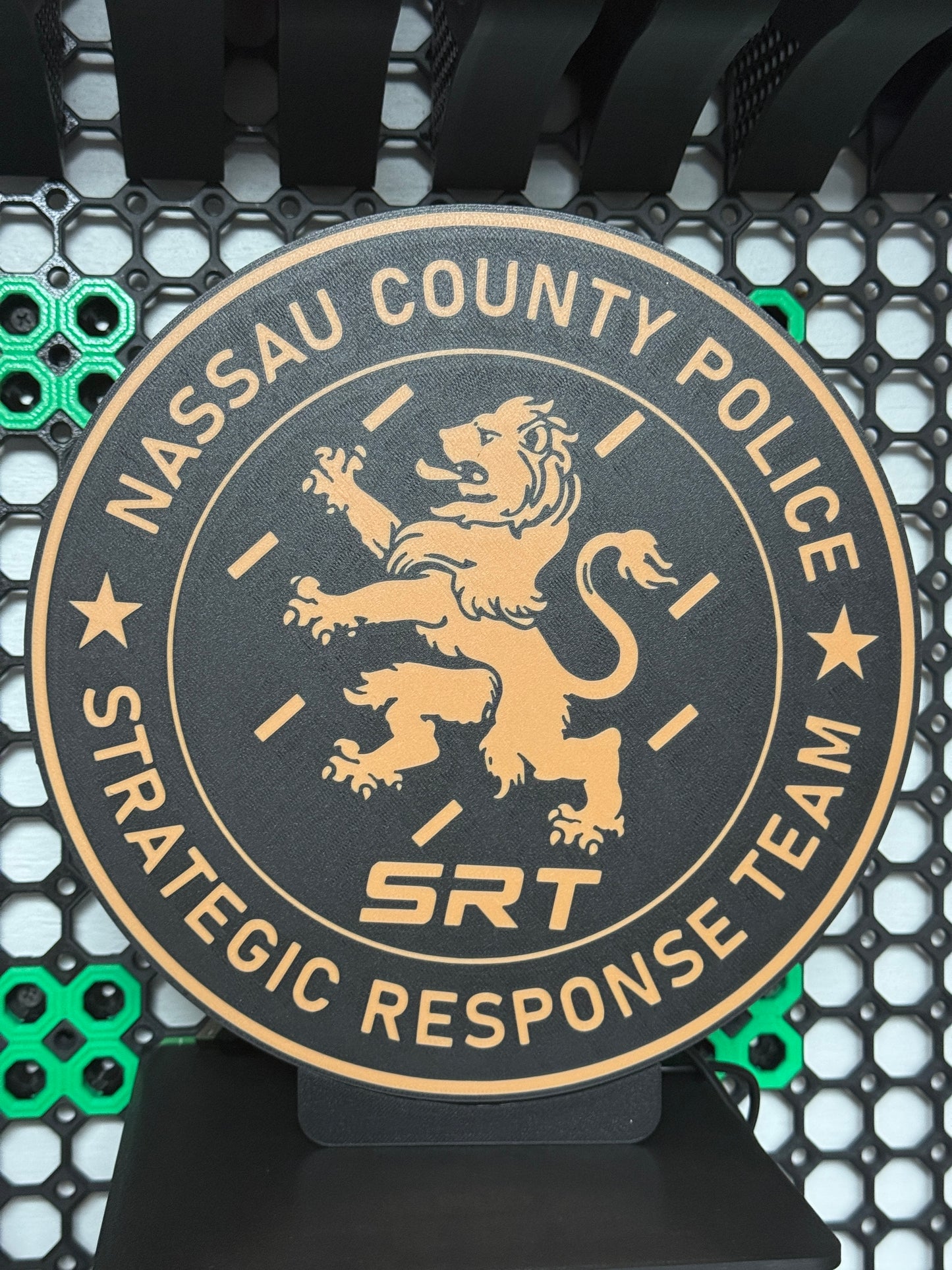 Nassau County Police SRT Patch LED Light