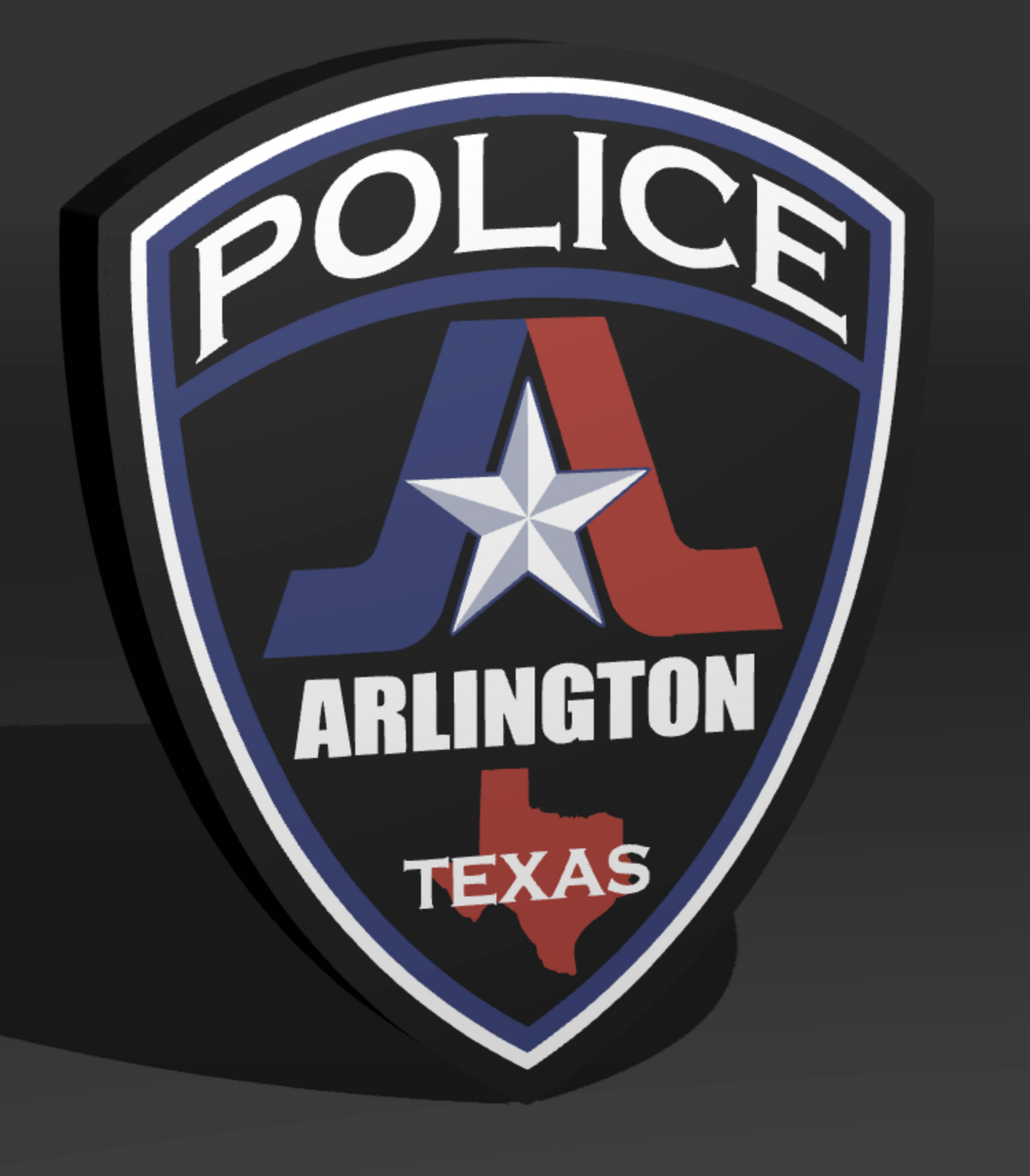 Arlington Police Department LED Badge Light