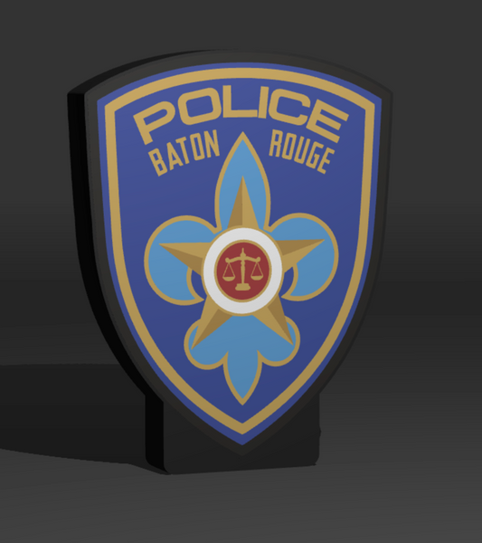 Baton Rouge Police Department LED Badge Light