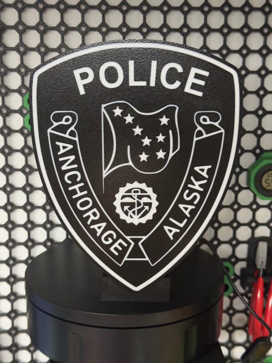 Anchorage Alaska Patch LED Light