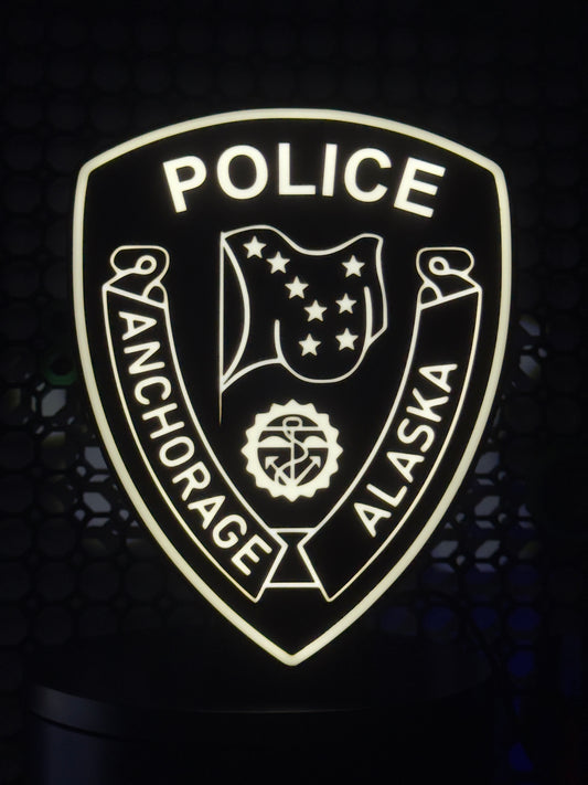 Anchorage Alaska Patch LED Light